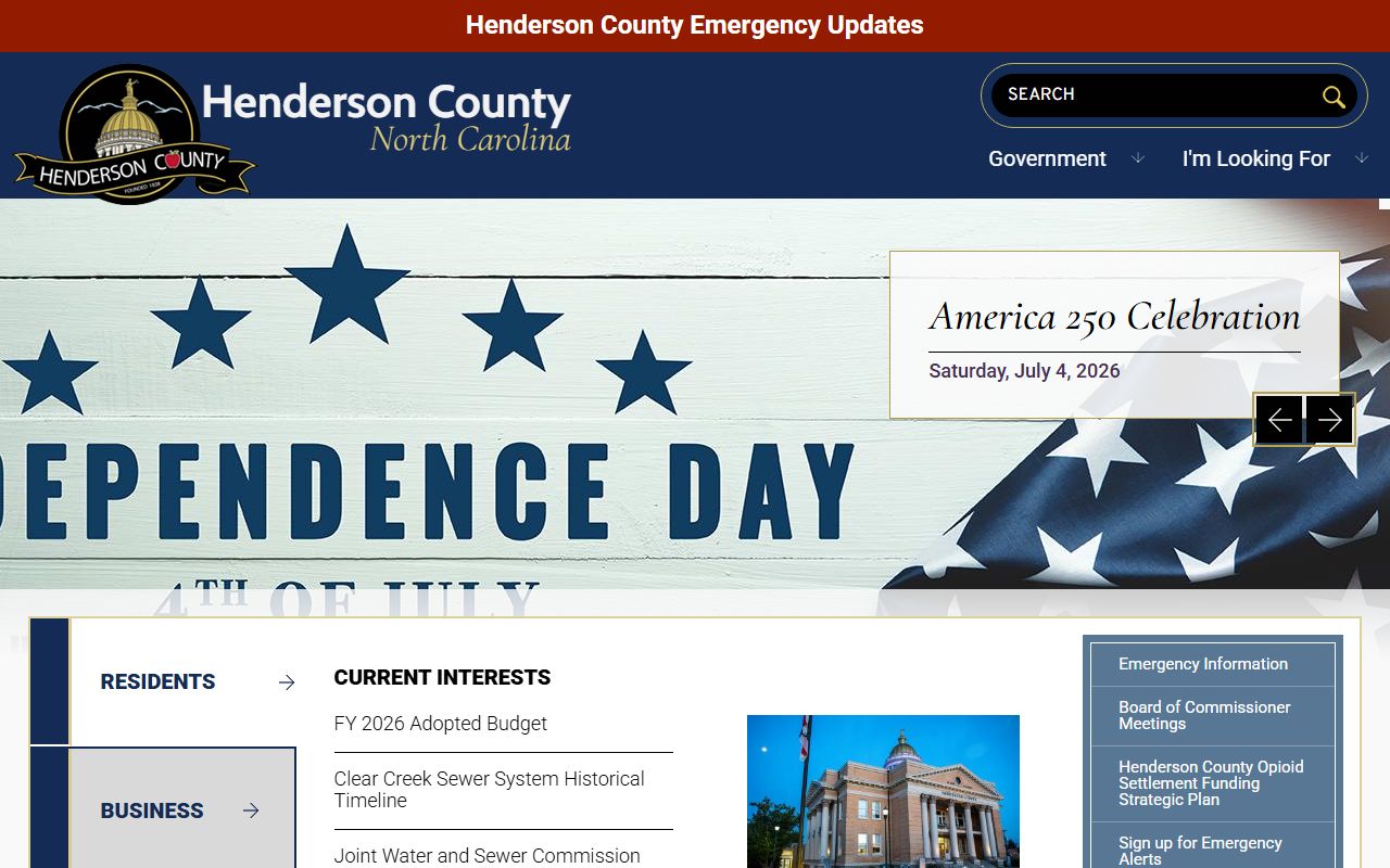 Henderson County DUI records government website