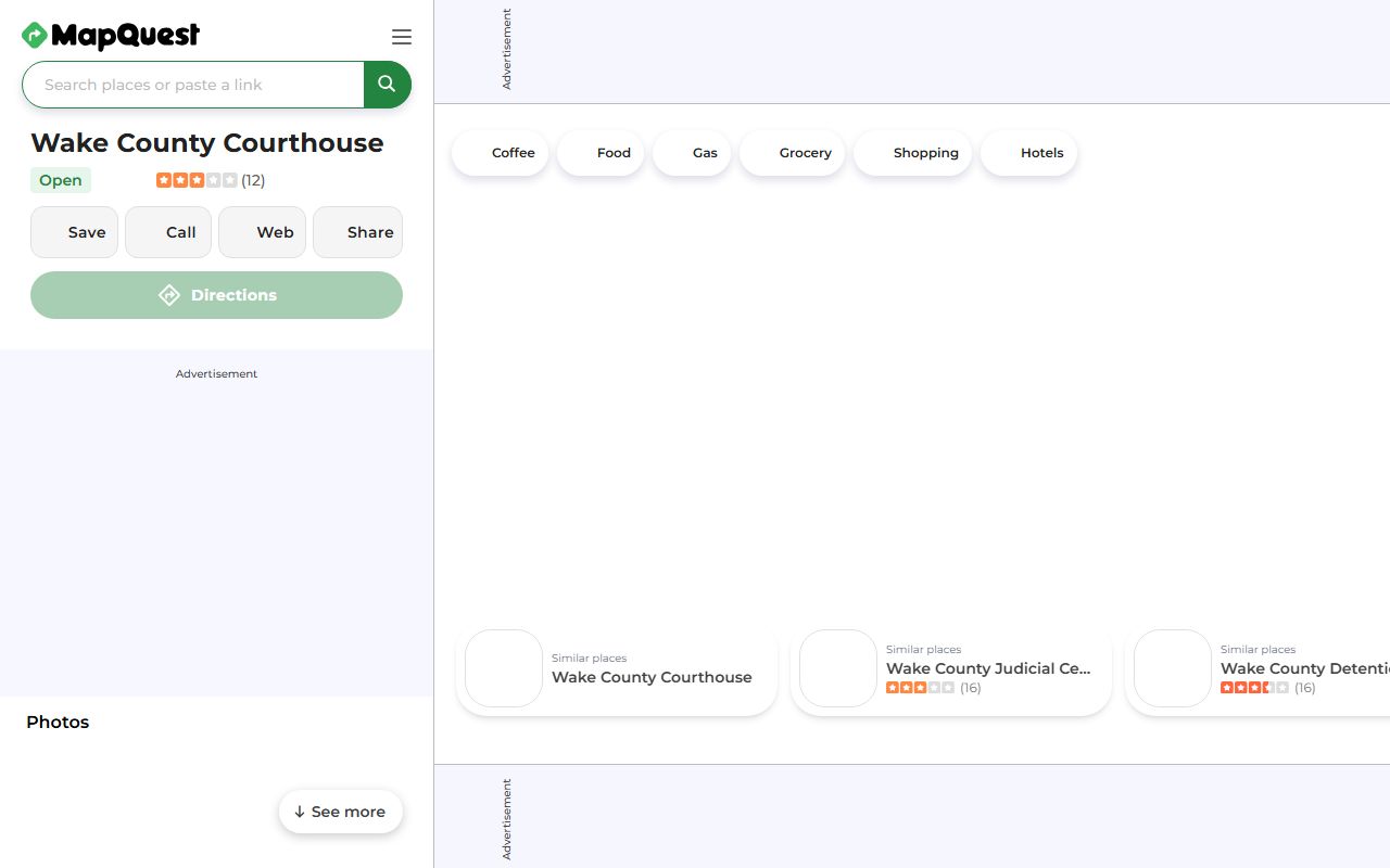 Wake County Courthouse location for DUI records
