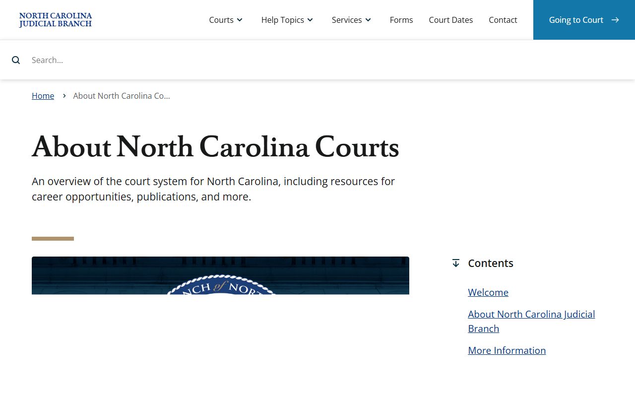 North Carolina Administrative Office of the Courts information for DUI records